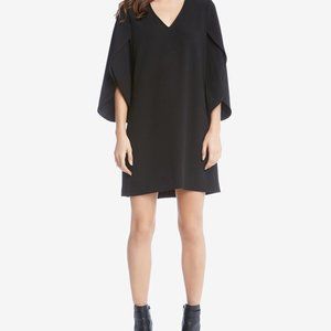 Karen Kane Black Split Sleeve Dress Sz S